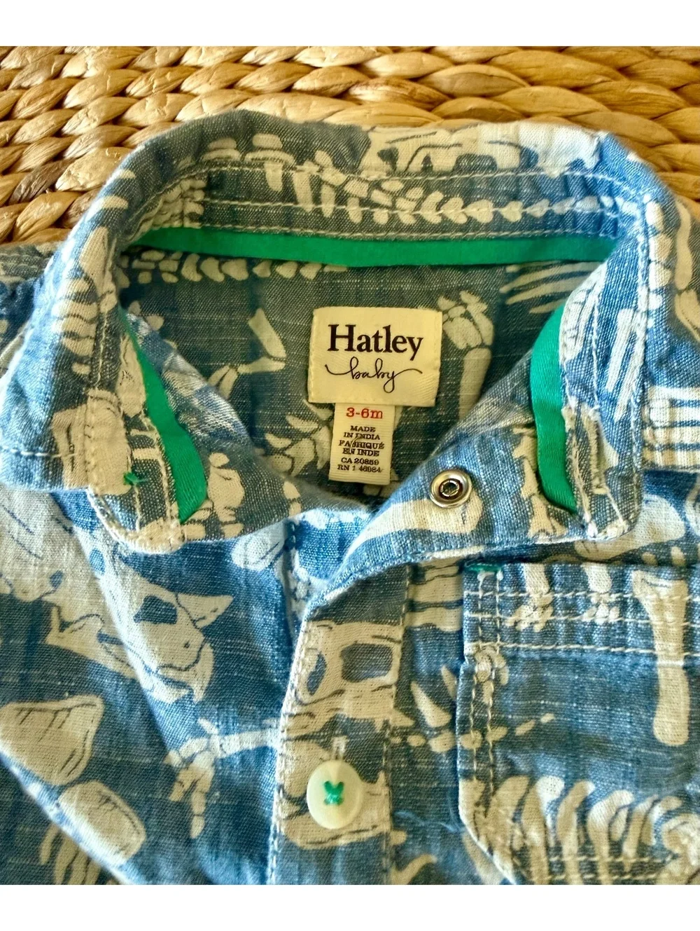 Hatley baby button